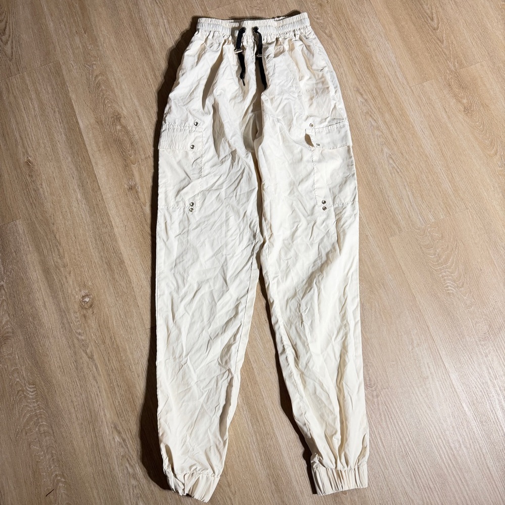 Maniere de voir parachute pants cargo lightweight joggers size 6